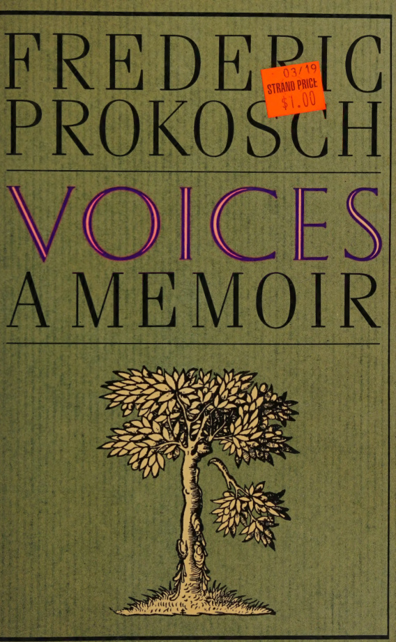 Voices A Memoir Frederic Prokosch Kitap Kapağı
