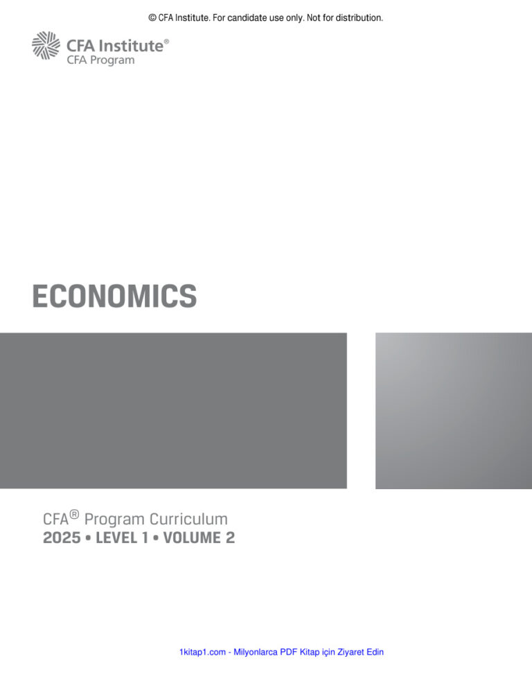 Volume 2 Economics CFA Institute 240921 190553 Kitap Kapağı