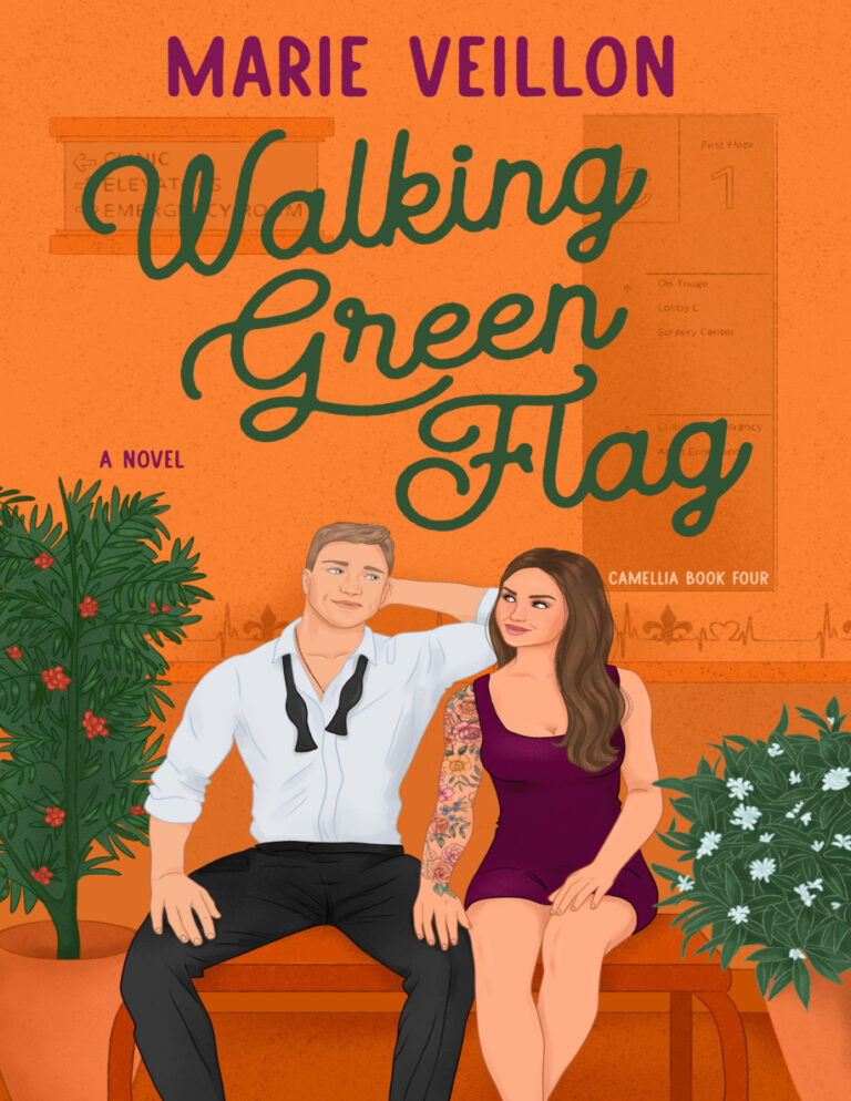 Walking Green Flag Marie Veillon Kitap Kapağı