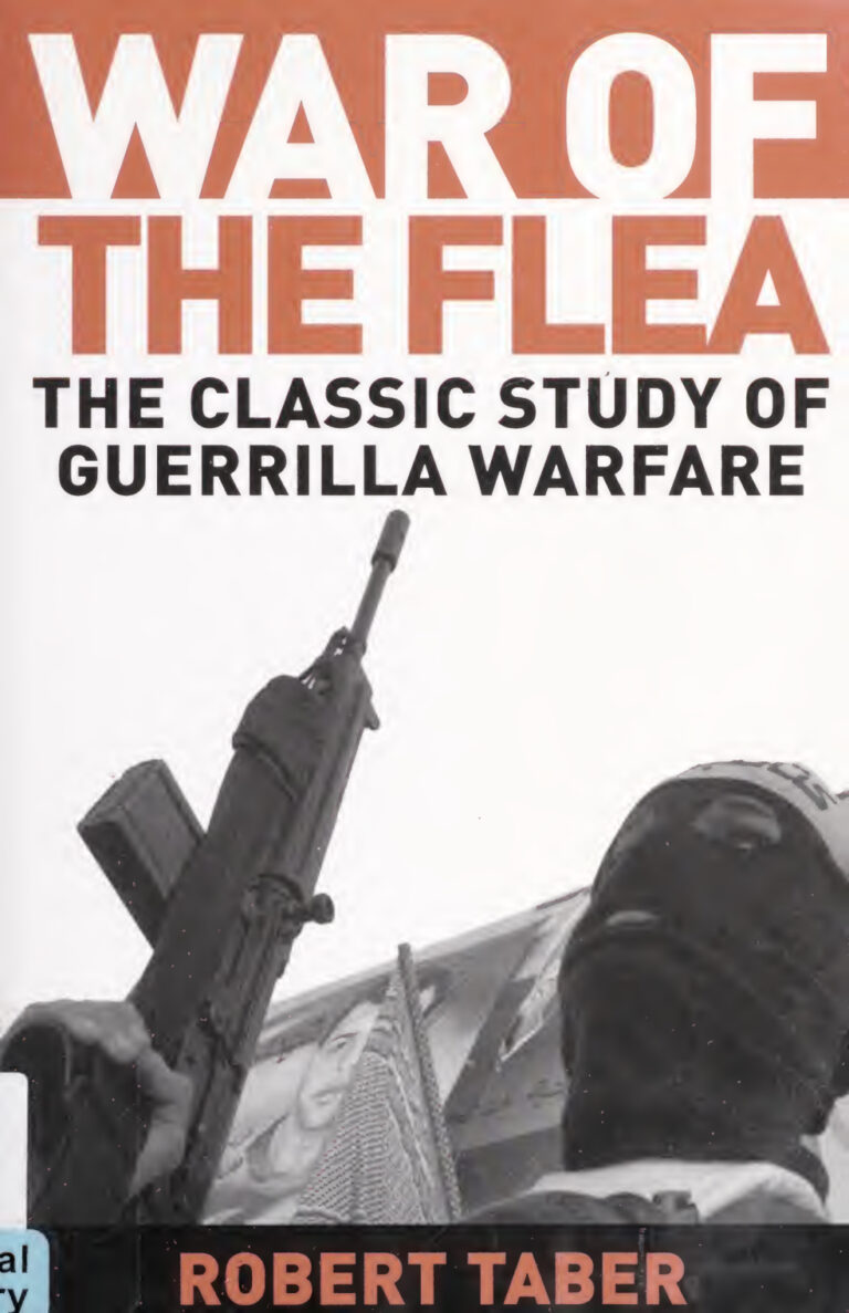 War of the Flea Robert Taber Kitap Kapağı