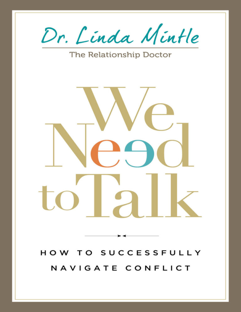 We need to talk How to successfully navigate conflict Dr Linda Mintle Kitap Kapağı