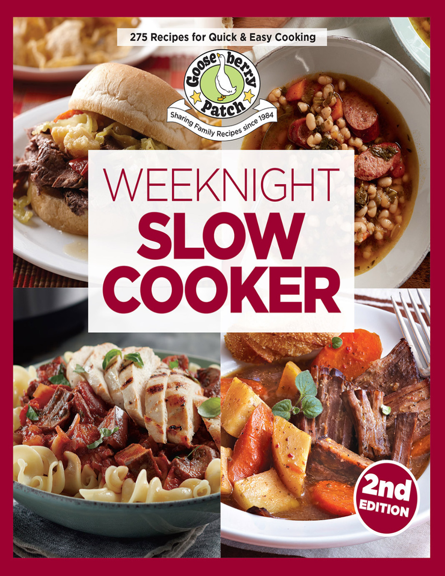 Weeknight Slow Cooker 2nd Edition Gooseberry Patch Kitap Kapağı