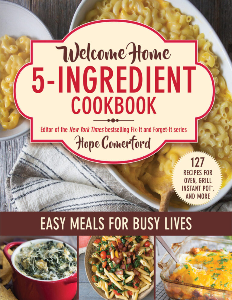 Welcome Home 5 Ingredient Cookbook Hope Comerford Kitap Kapağı