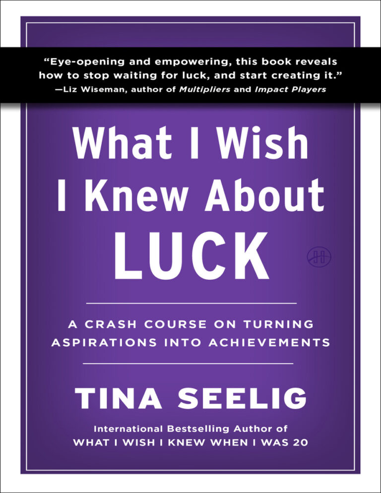 What I Wish I Knew About LUCK Tina Seelig Kitap Kapağı