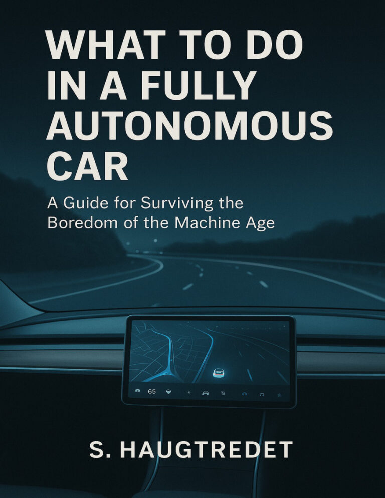 What To Do In A Fully Autonomous Car S Haugtredet Kitap Kapağı