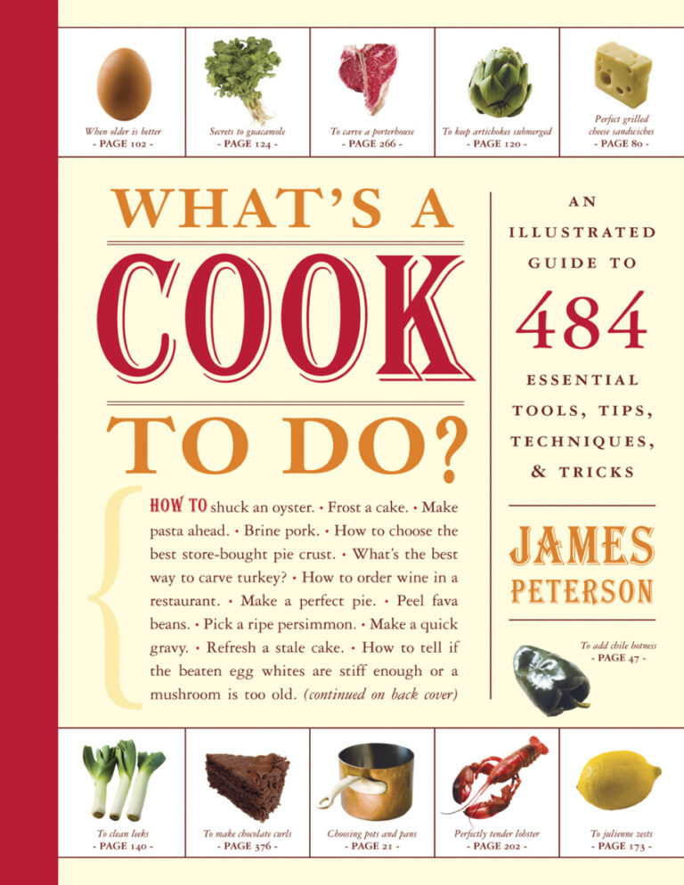 Whats a Cook to Do James Peterson Kitap Kapağı