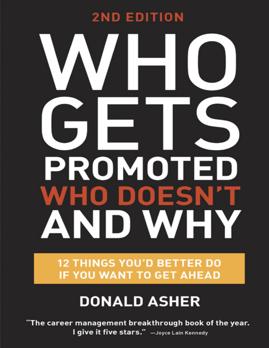 Who Gets Promoted Who Doesnt And Why Second Edition PDF Download