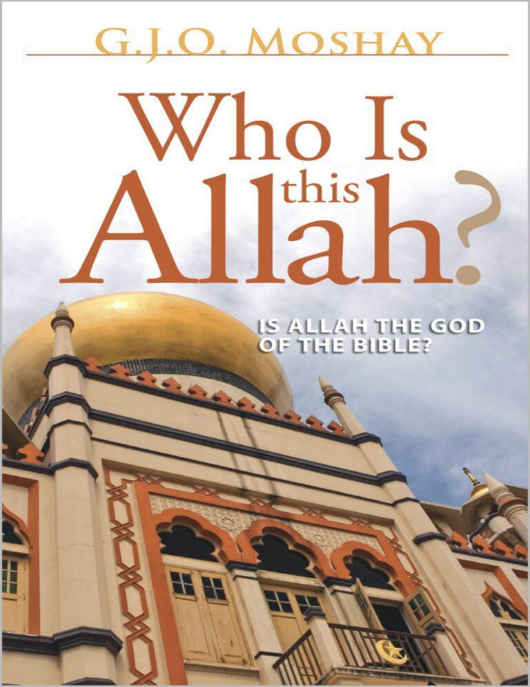 Who Is This Allah GJO Moshay Kitap Kapağı