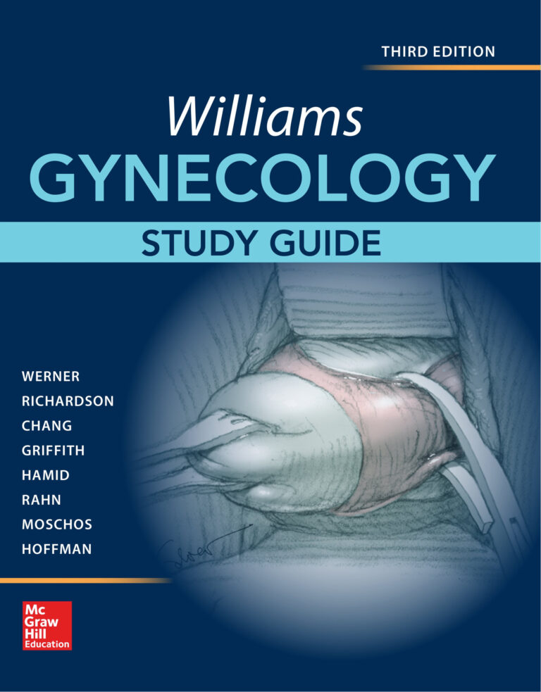 Williams Gynecology Study guide Claudia L Werner, Debra L Richardson Kitap Kapağı