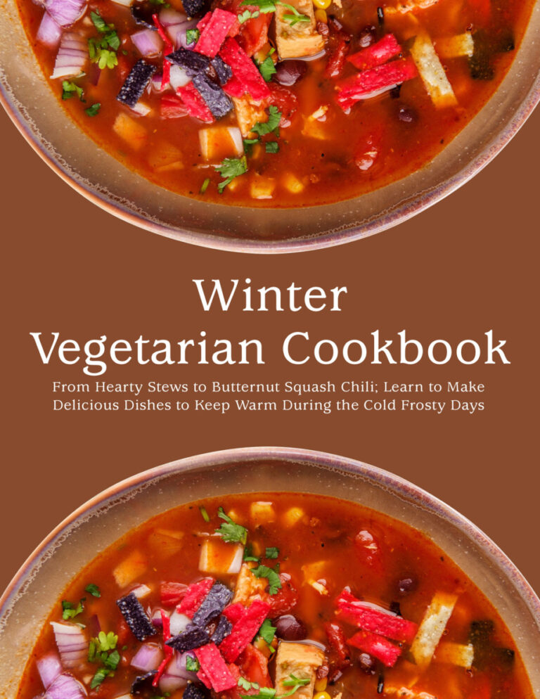 Winter Vegetarian Cookbook Booksumo Press Kitap Kapağı