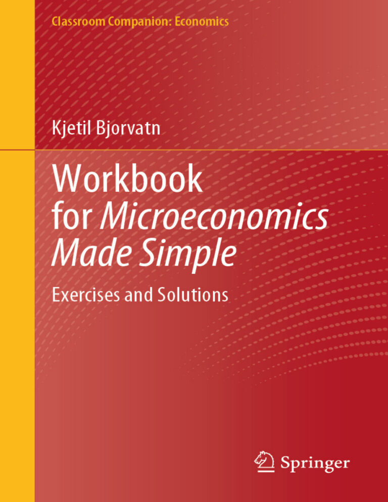 Workbook for Microeconomics Made Simple Kjetil Bjornvatn Kitap Kapağı