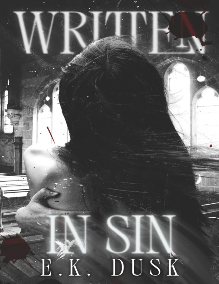 Written in sin EK Dusk Kitap Kapağı