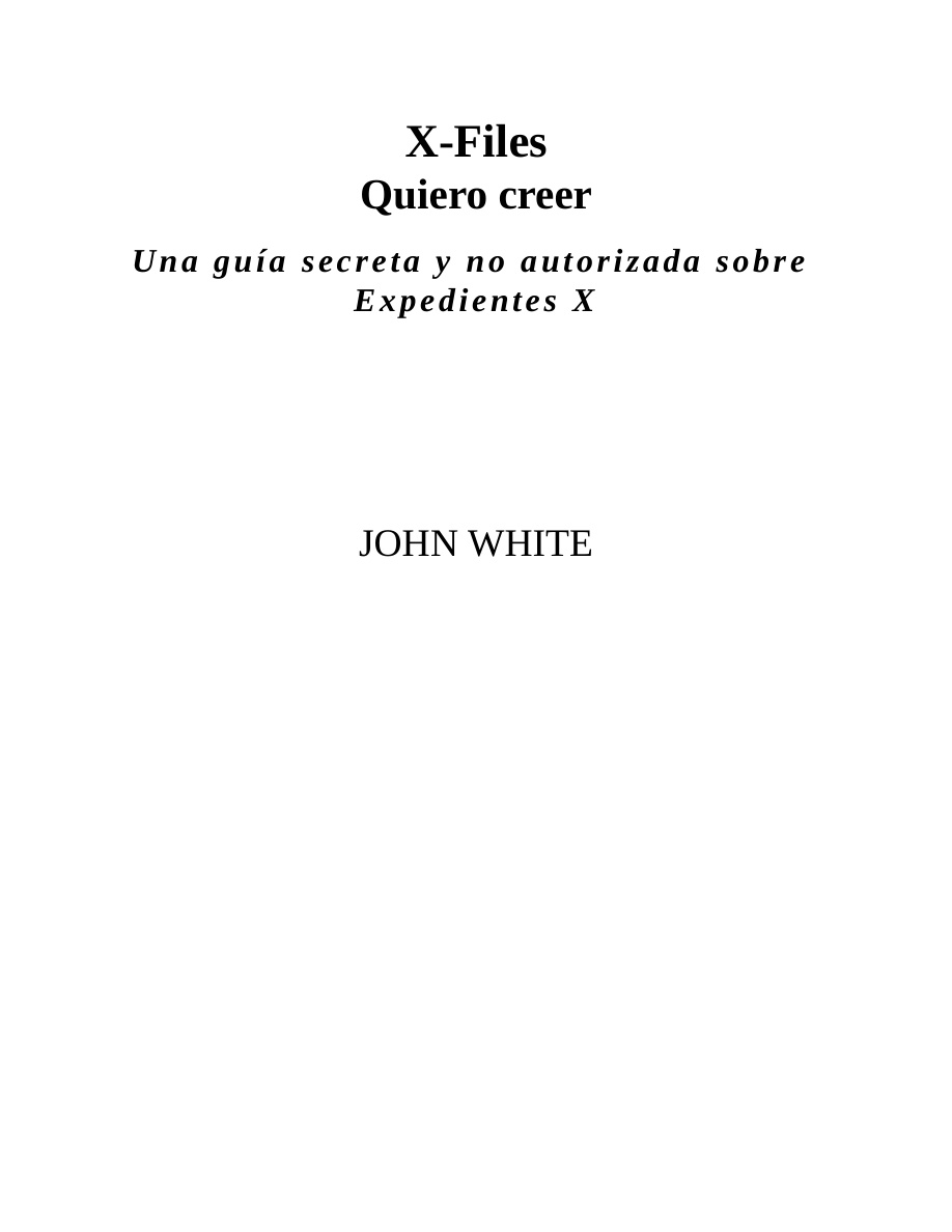 X-Files PDF Download