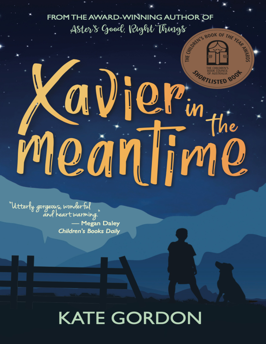 Xavier in the meantime Kate Gordon Kitap Kapağı