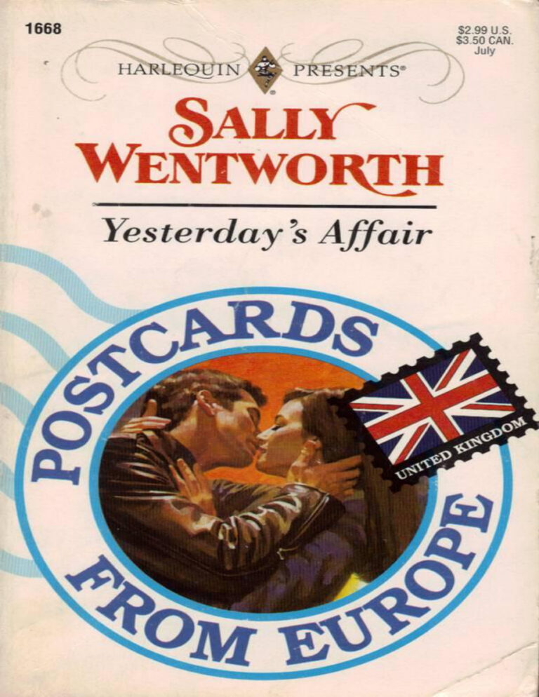 Yesterdays affair Sally wentworth Kitap Kapağı