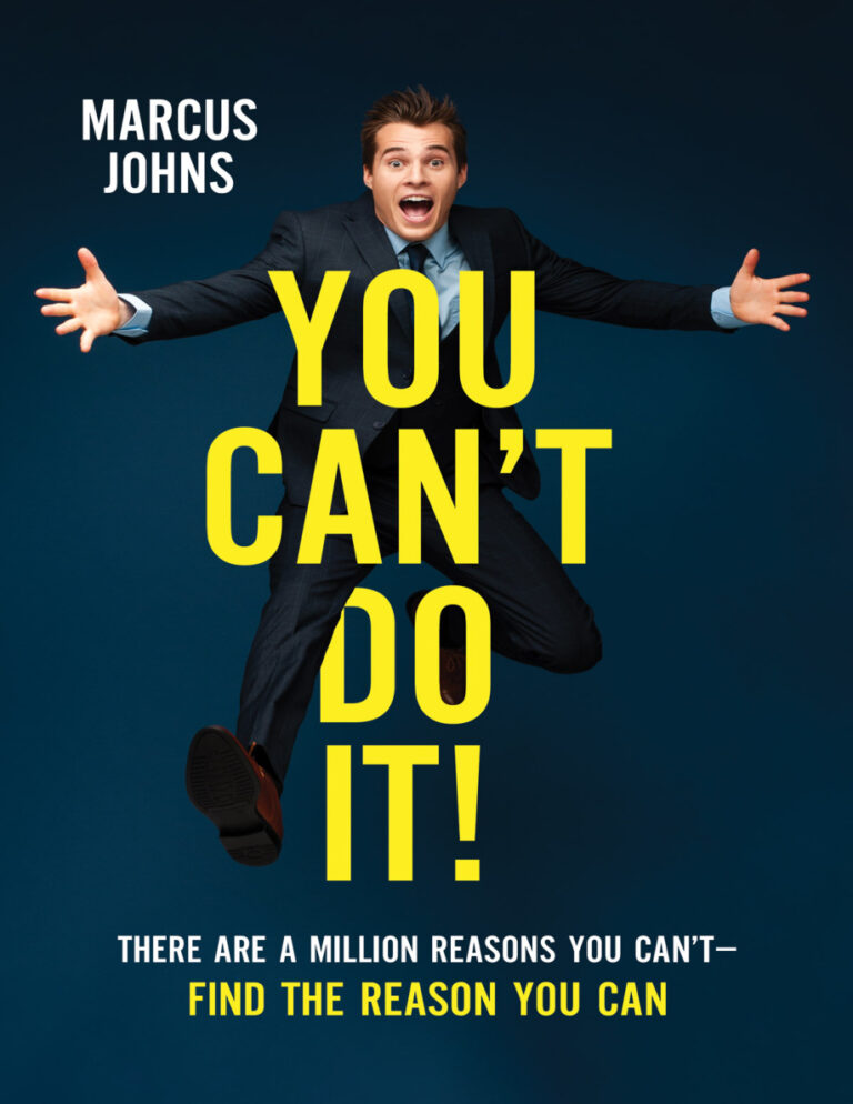 You Cant Do It Marcus Johns Kitap Kapağı