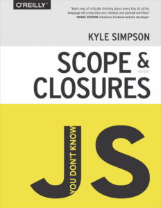 You Don't Know JS Scope & Closures Kitap Kapağı
