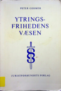 Ytringsfrihedens vaesen Danish Edition Peter Germer Kitap Kapağı