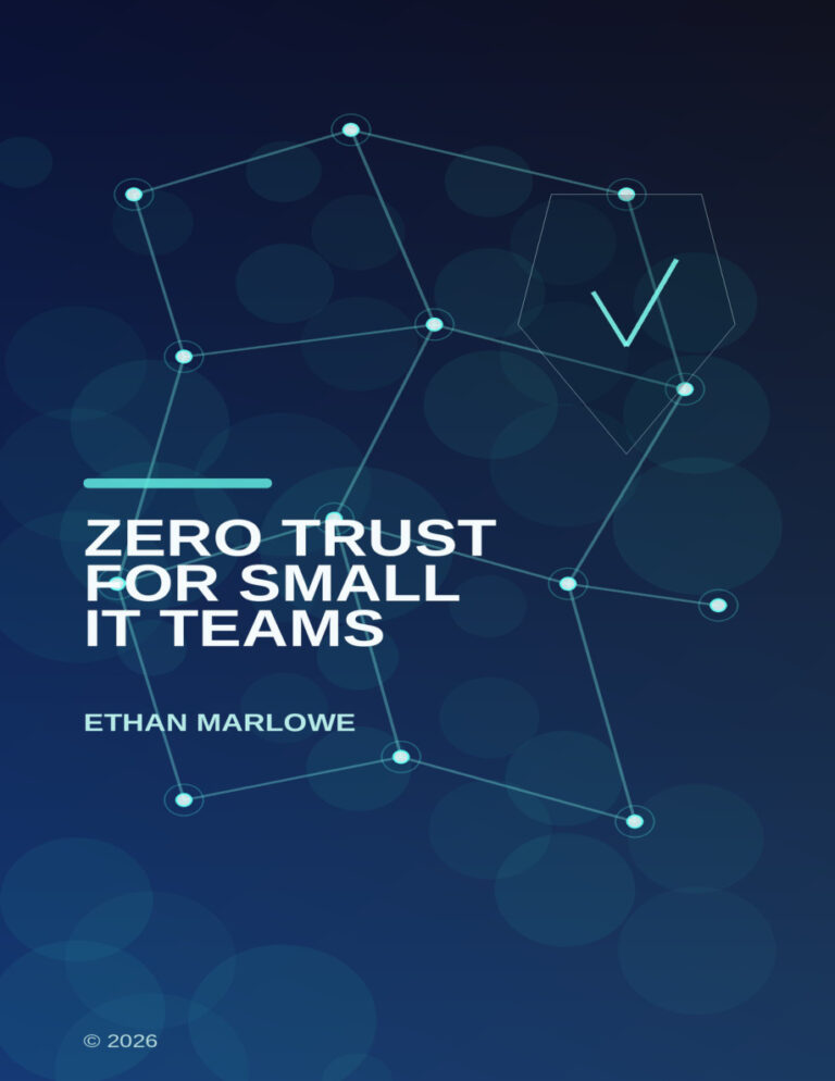 Zero Trust For Small IT Teams Ethan Marlowe Kitap Kapağı