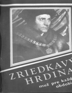 Zriedkavy hrdina Muž pre každé obdobie Slovak Edition Vácval Kitap Kapağı