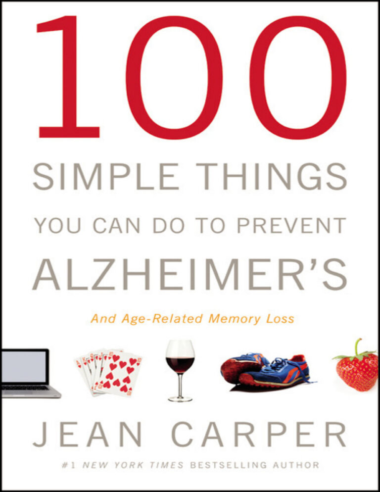 100 simple things you can do to prevent Alzheimers and age related memory loss Jean Caspar Kitap Kapağı