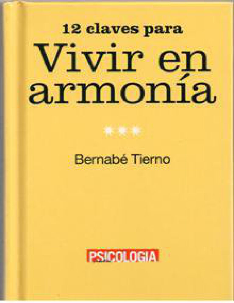 12 claves para vivir en armonia Bernabe Tierno Kitap Kapağı