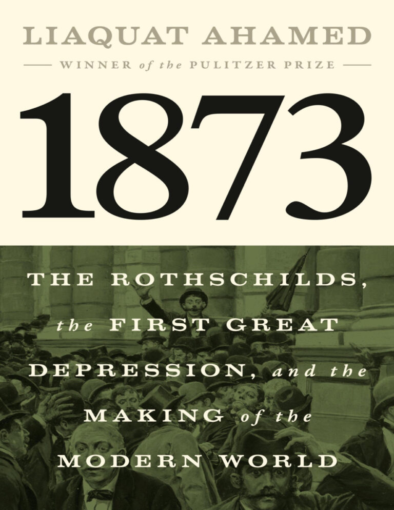 1873 The First Great Depression Liaquat Ahamed Kitap Kapağı