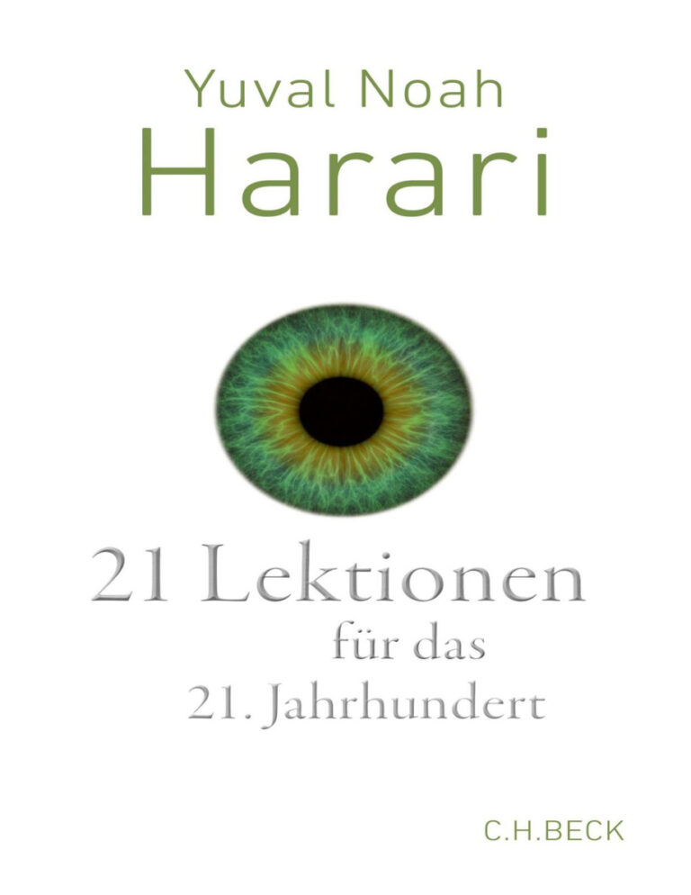 21 Lektionen fur das 21 Jahrhundert German Edition Yuval Noah Harari Kitap Kapağı