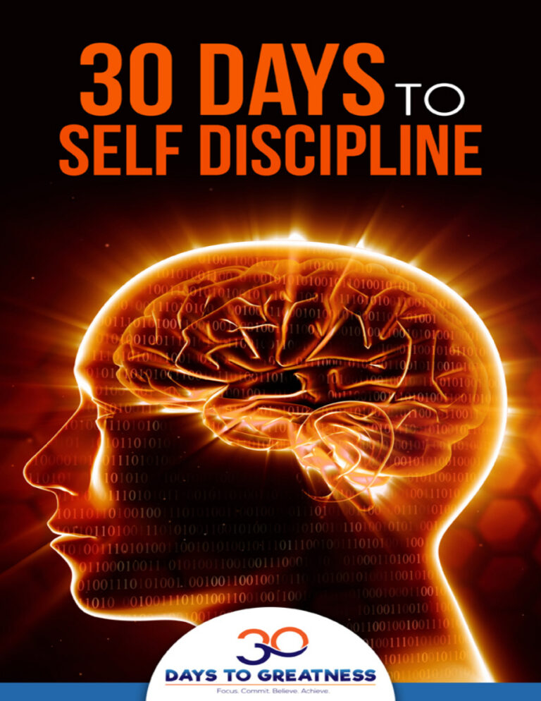 30 Days To Self Discipline Lucia Georgiou Kitap Kapağı