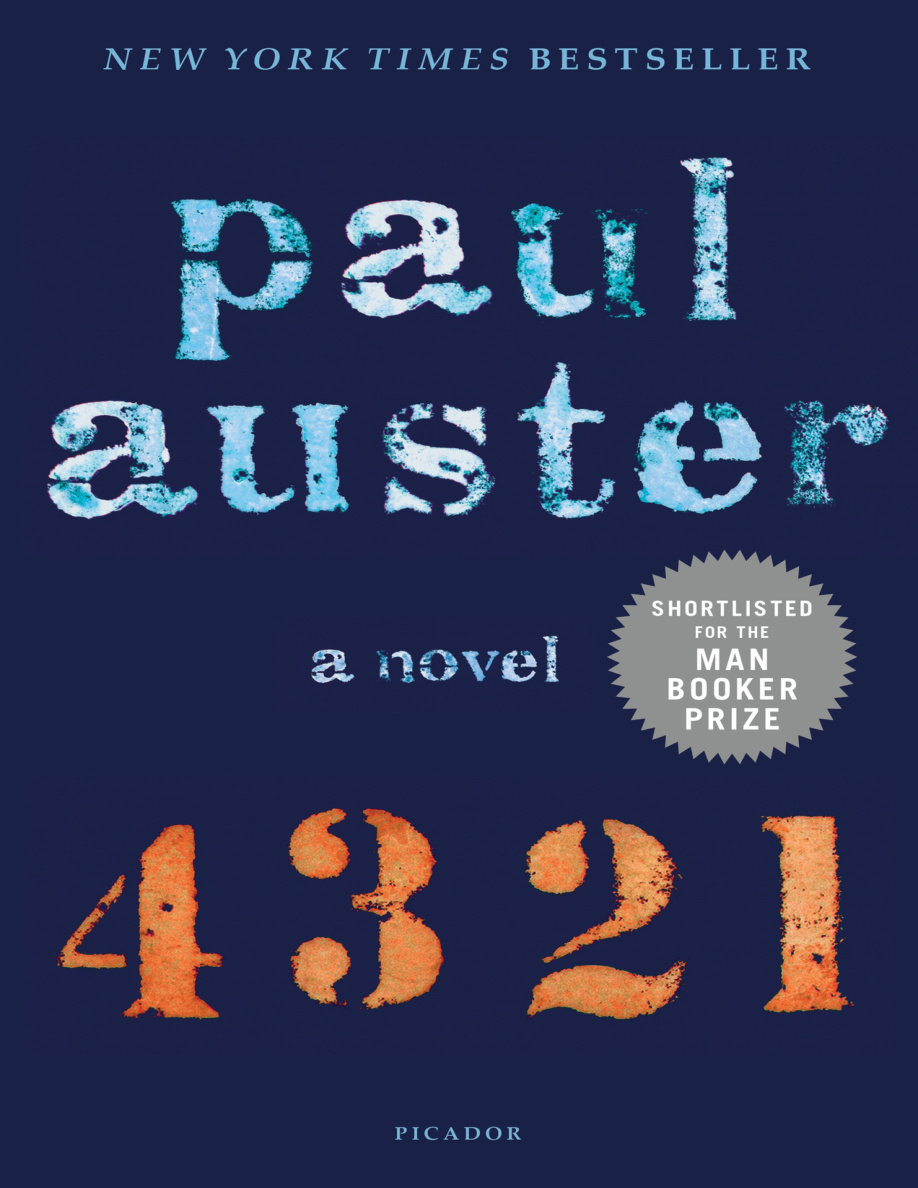 4321 Paul Auster Kitap Kapağı