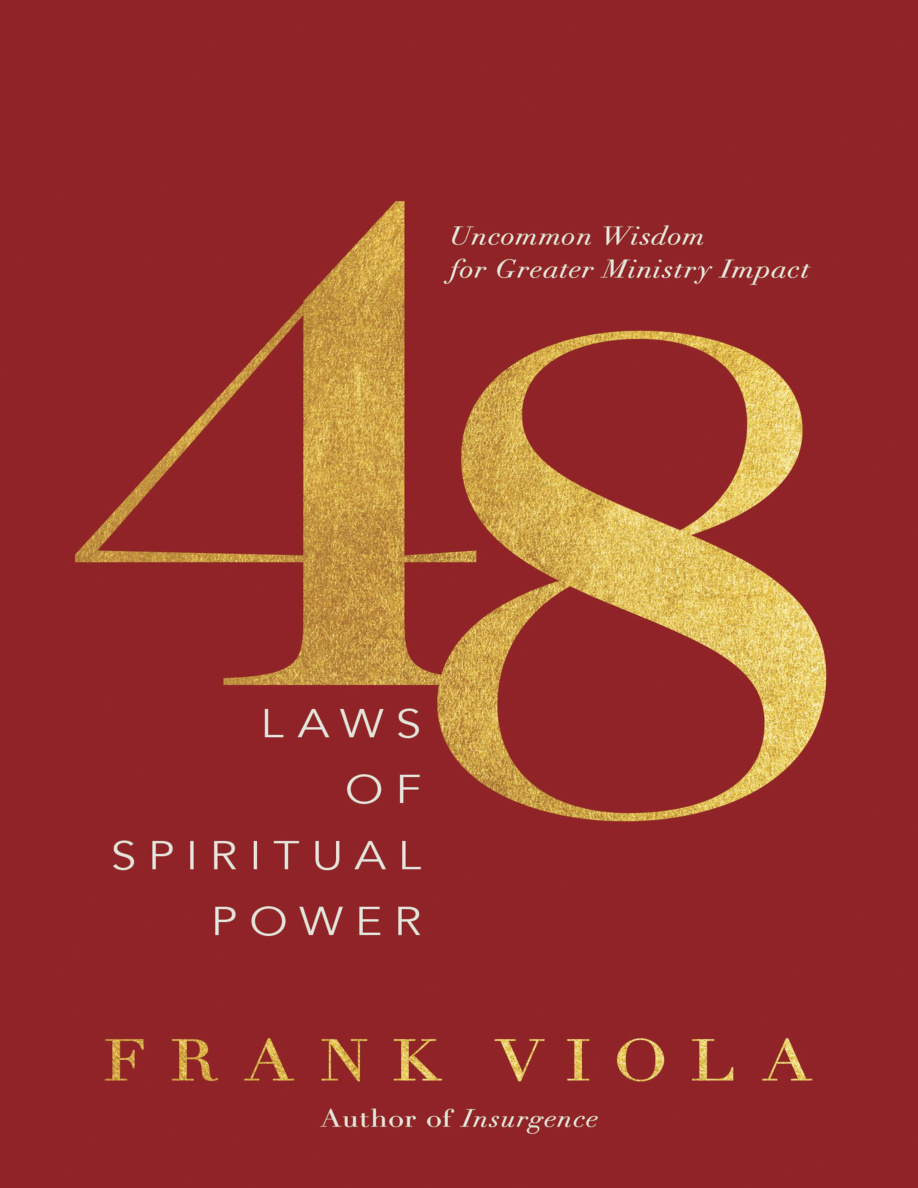 48 Laws of Spiritual Power Frank Viola Kitap Kapağı