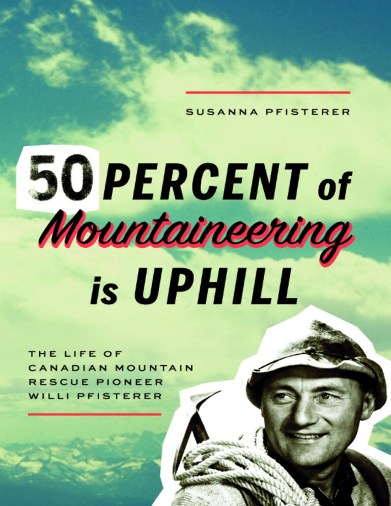 50 Percent of Mountaineering Is Uphill Susanna Pfisterer Kitap Kapağı
