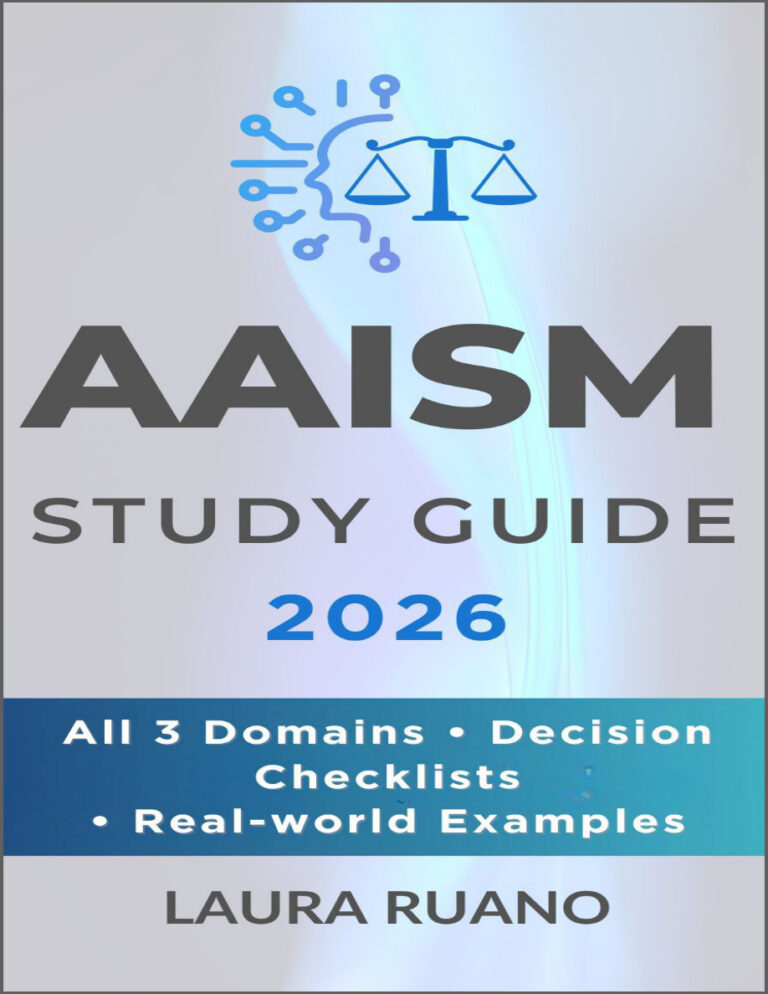 AAISM Study Guide 2026 Laura Ruano Kitap Kapağı