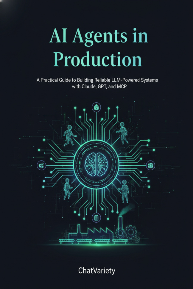 AI Agents in Production A Practical Guide ChatVariety Team Kitap Kapağı