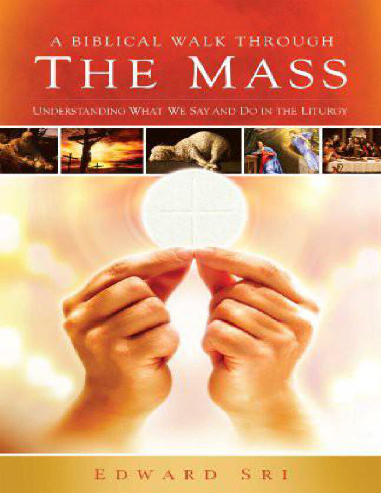 A Biblical Walk Through the Mass Edward Sri Kitap Kapağı