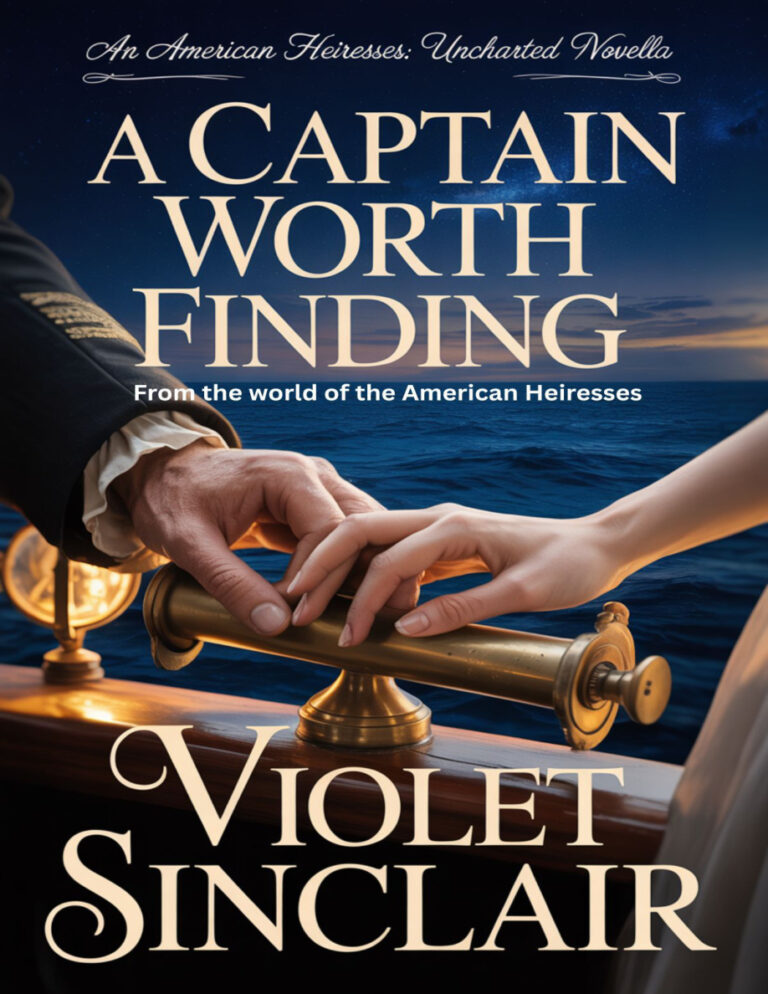 A Captain Worth Finding Violet Sinclair Kitap Kapağı