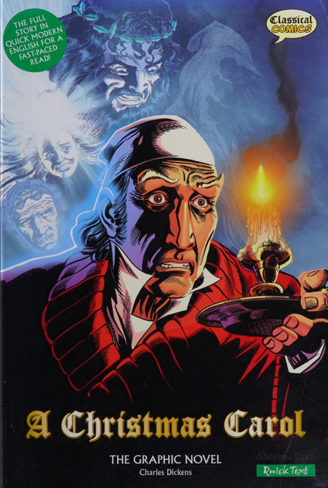 A Christmas Carol The Graphic Novel Charles Dickens Kitap Kapağı