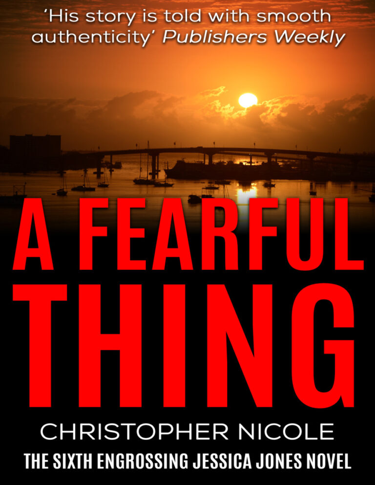 A Fearful Thing Jessica Jones series Christopher Nicole Kitap Kapağı