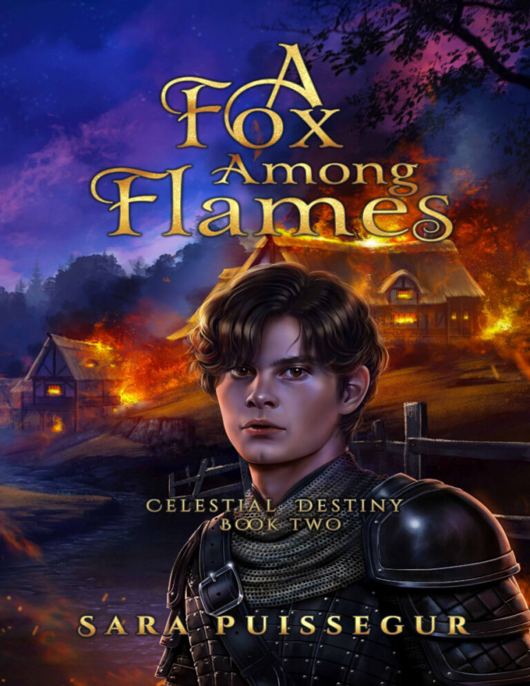 A Fox Among Flames Celestial Destiny Series Book 2 Sara Puissegur Kitap Kapağı