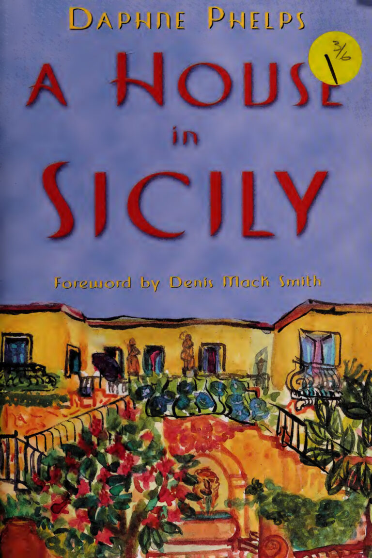 A House in Sicily Daphne Phelps Kitap Kapağı