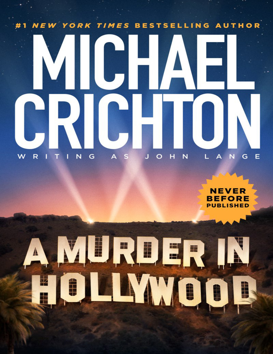 A Murder in Hollywood Michael Crichton Kitap Kapağı