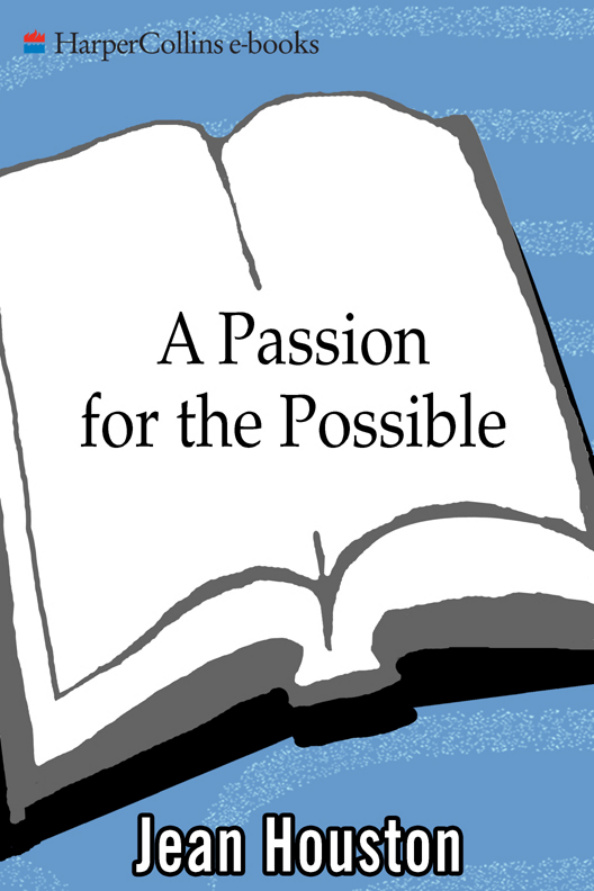 A Passion for the Possible Jean Houston Kitap Kapağı
