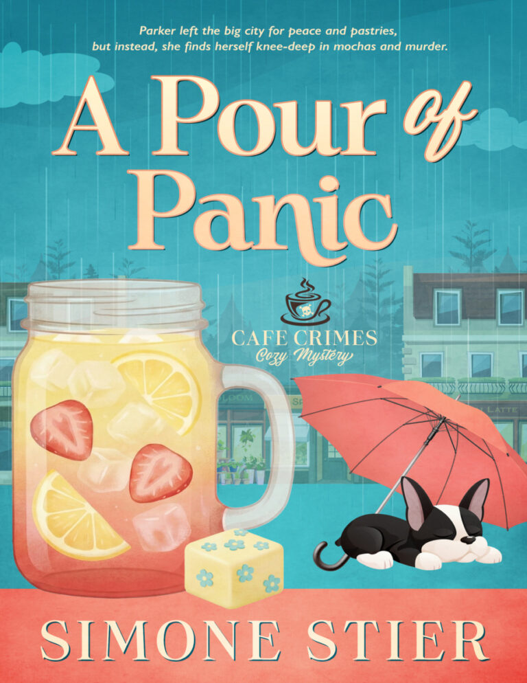 A Pour of Panic Simone Stier Kitap Kapağı