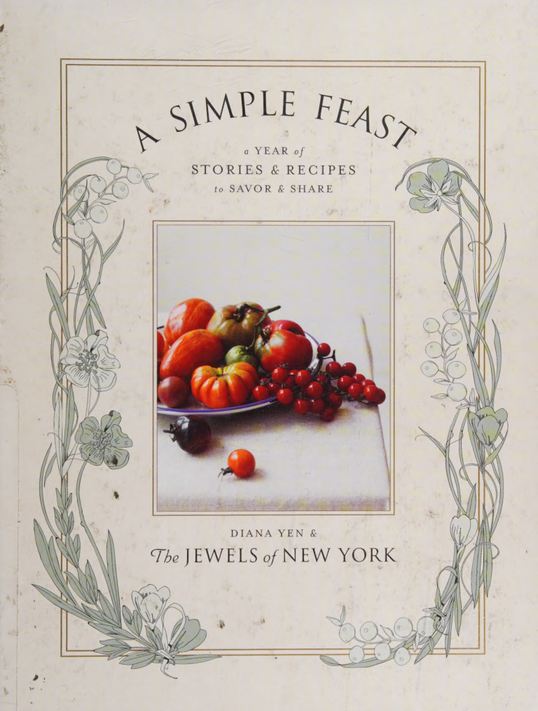 A Simple Feast Diana Yen Kitap Kapağı