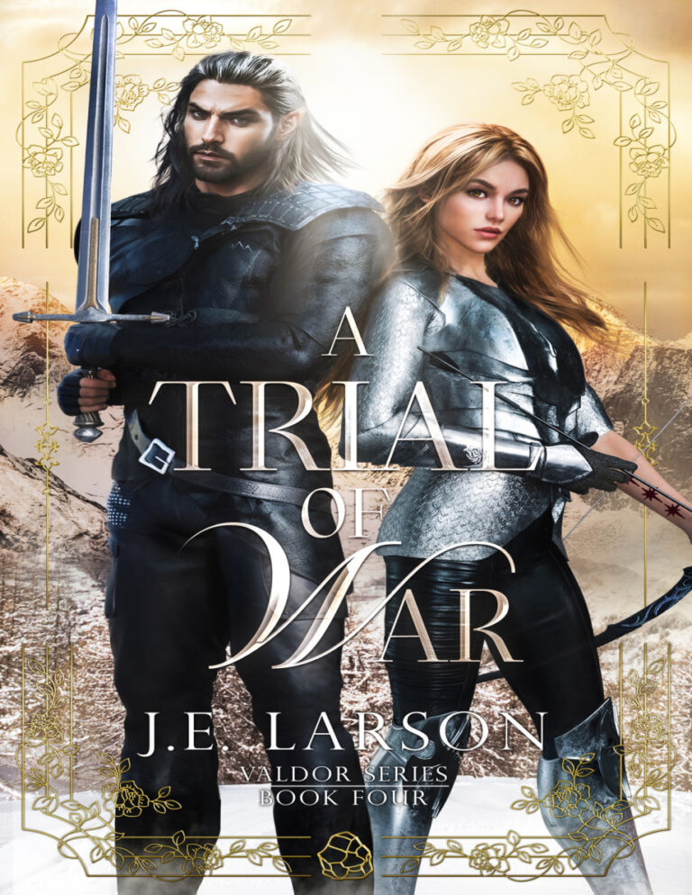 A TRIAL OF WAR J E LARSON Kitap Kapağı