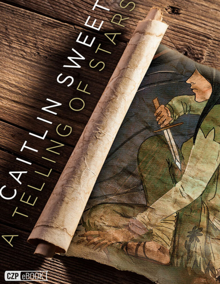 A Telling of Stars Caitlin Sweet Kitap Kapağı