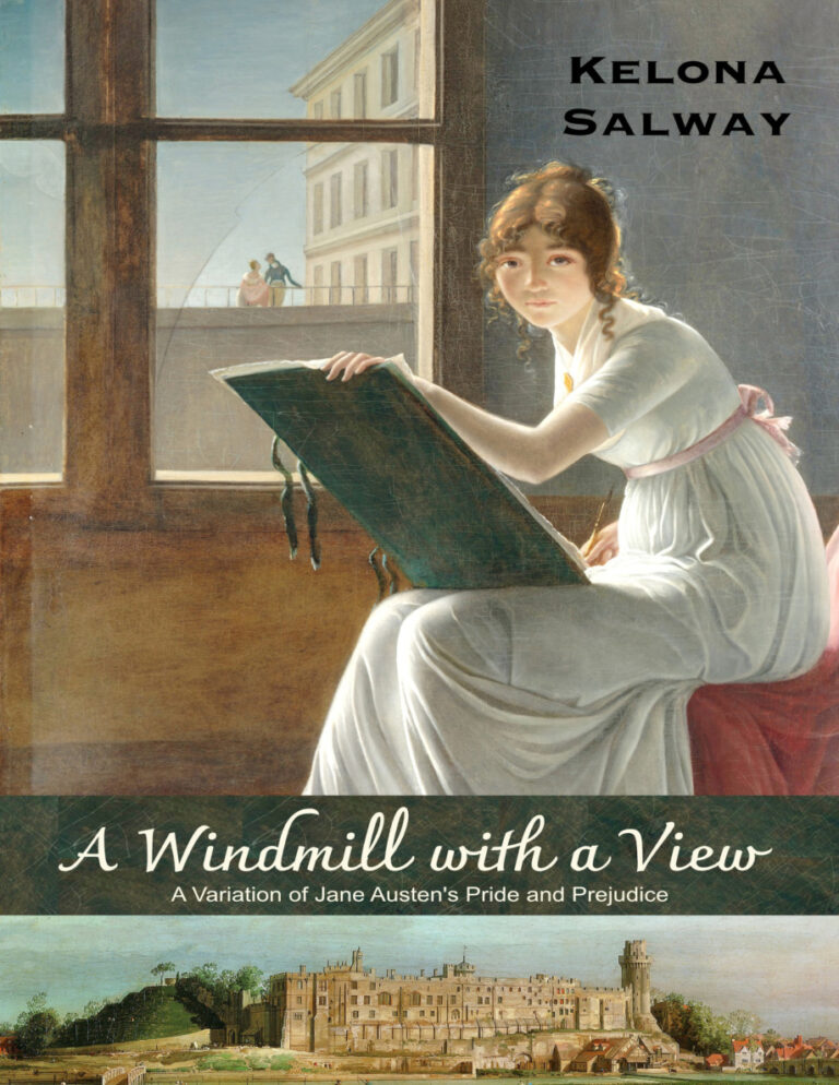 A Windmill with a View Kelona Salway Kitap Kapağı