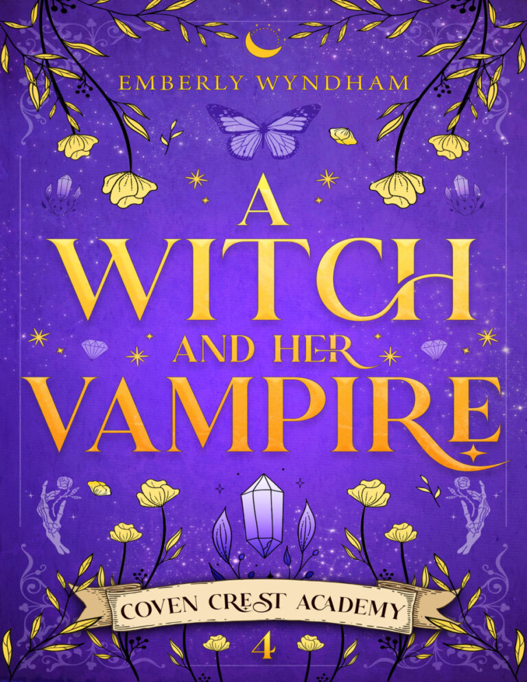 A Witch and Her Vampire Emberly Wyndham Kitap Kapağı
