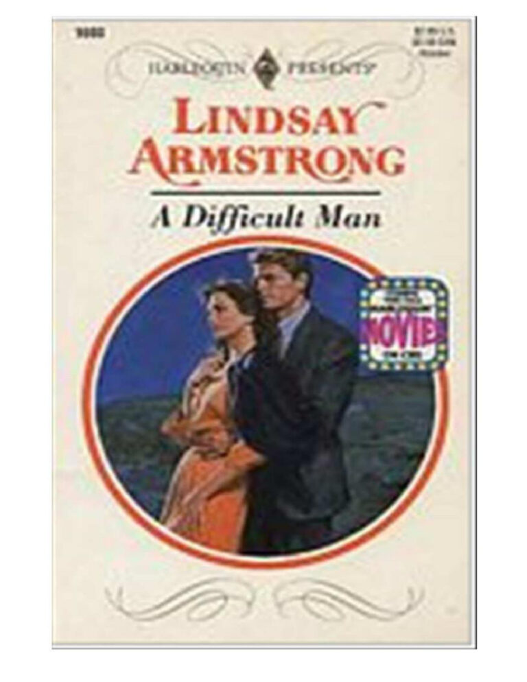 A difficult man Lindsay Armstrong Kitap Kapağı