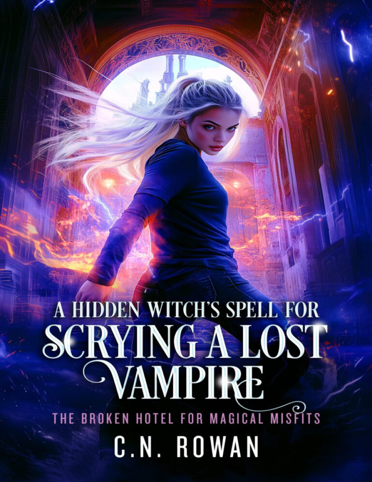 A hidden witchs spell for scrying a lost vampire CN Rowan Kitap Kapağı
